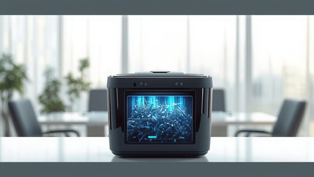 シュレッダーと要約マシン