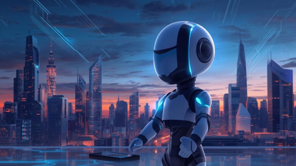 Salesforceのキャラとロボット