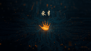 デジタルデータの中に一つだけある温かい手形