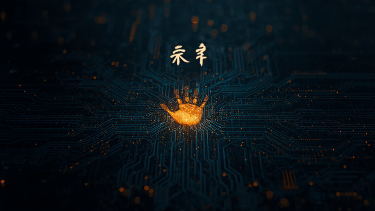 デジタルデータの中に一つだけある温かい手形