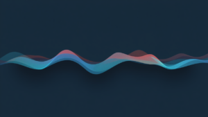 音声波形と喜怒哀楽の顔文字アイコン