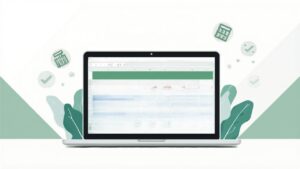 Excelの見積書が自動で完成するイメージ