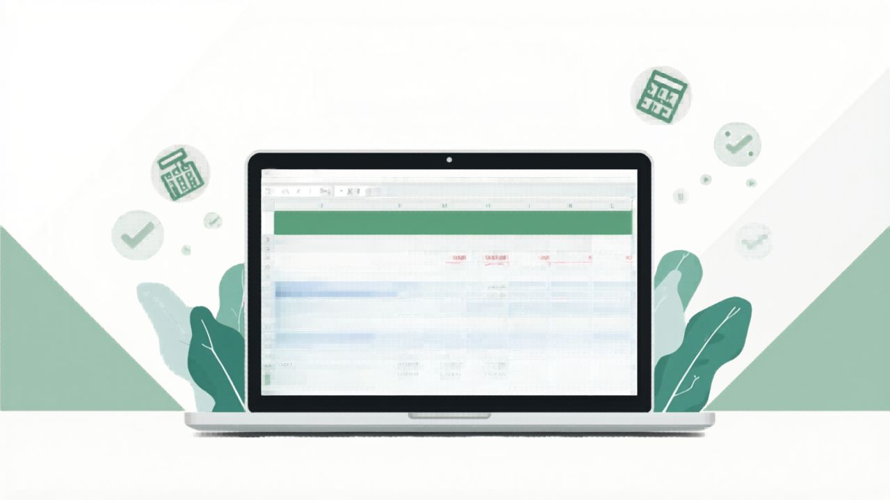 Excelの見積書が自動で完成するイメージ