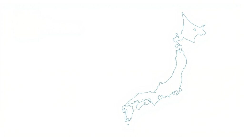 LinkedInのロゴと日本地図