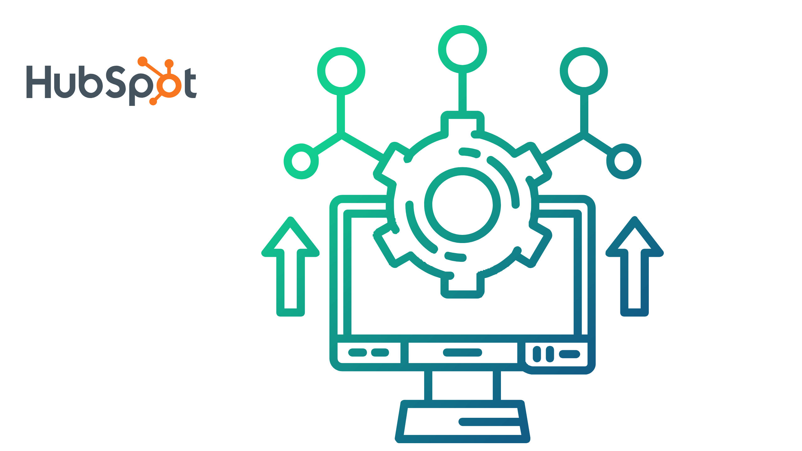 HubSpotの内蔵AI Breezeで営業プロセスを自動化するイメージ図